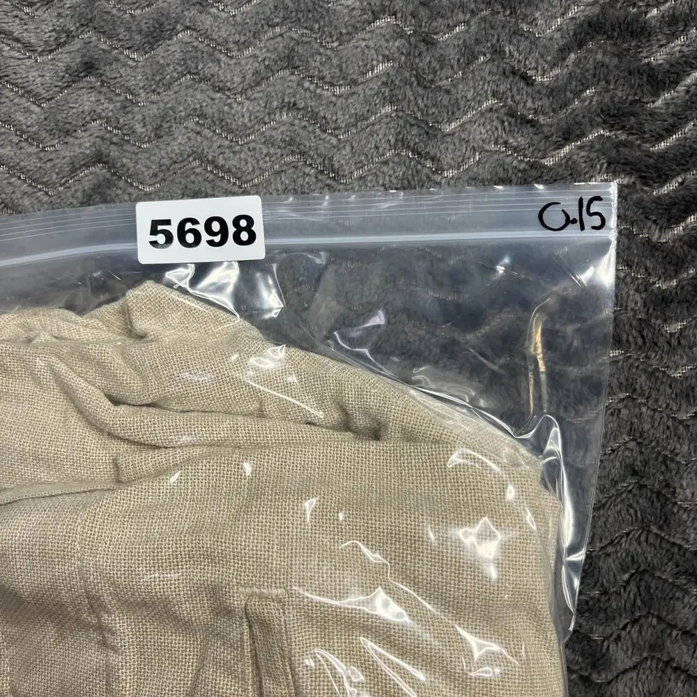Buck Mason natural linen hopsack carry on pants trousers size 30